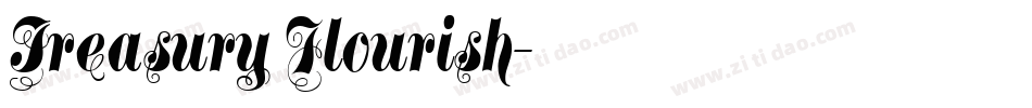 Treasury Flourish字体转换